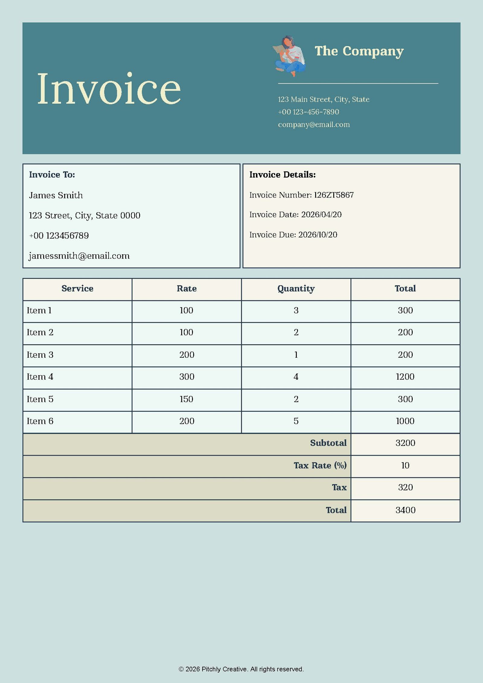 Simple Business Invoice