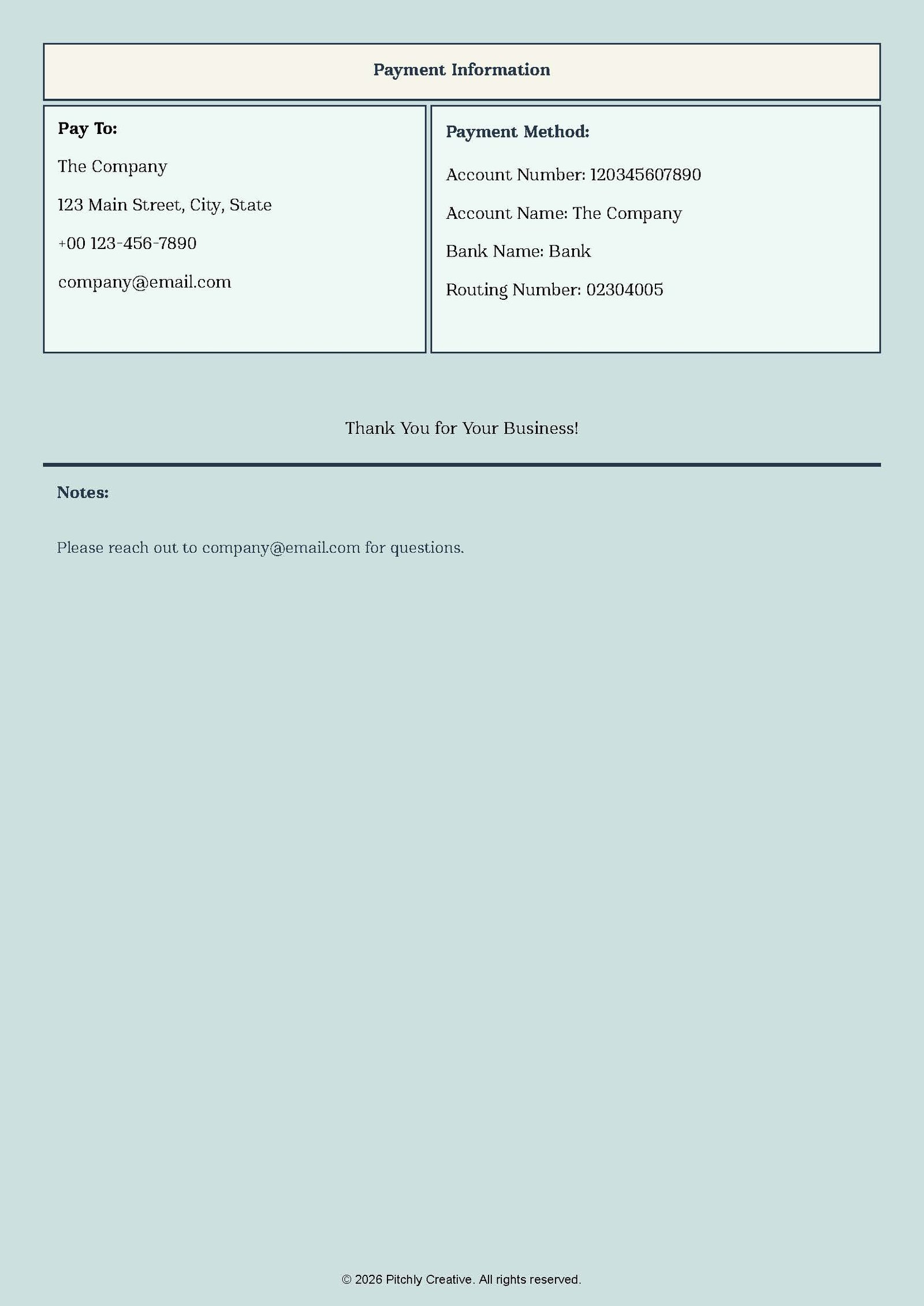Simple Business Invoice - Image 2